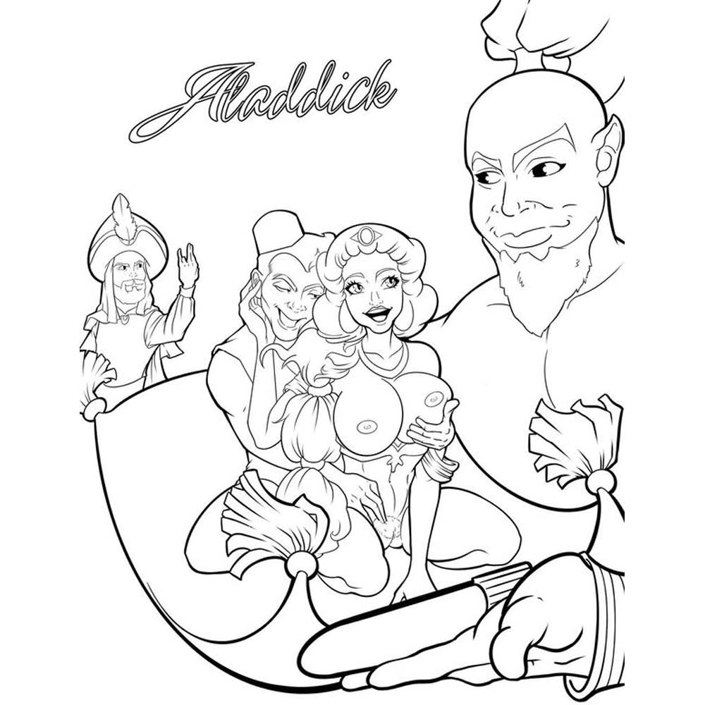 Porn Parody Colouring Book – Sweet Adult