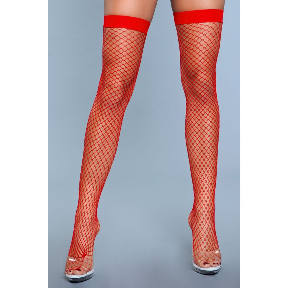 Catch Me If You Can Thigh Highs - Red
