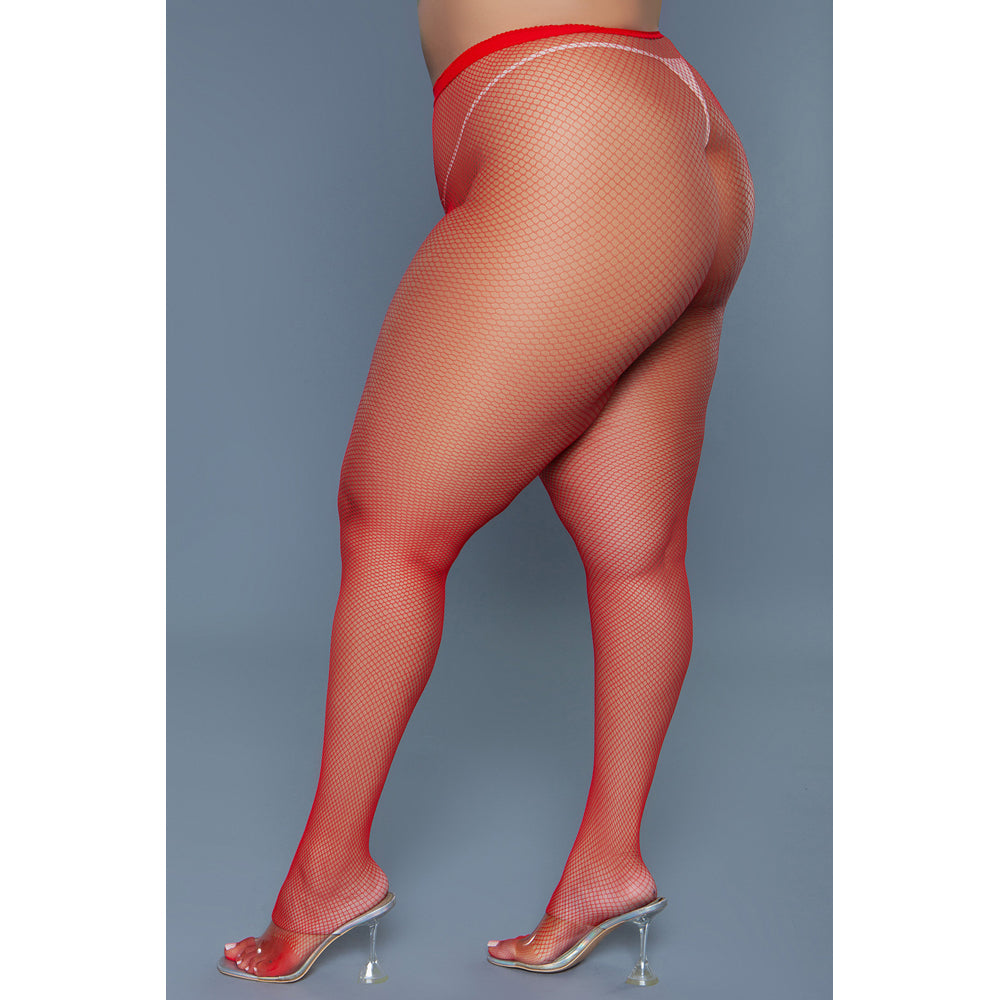 Up All Night Pantyhose - Red - Queen