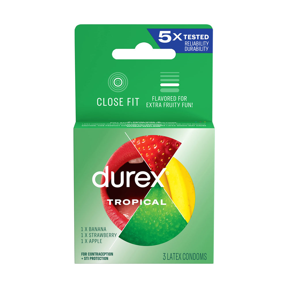 Durex Tropical Flavours Condoms - 3ct