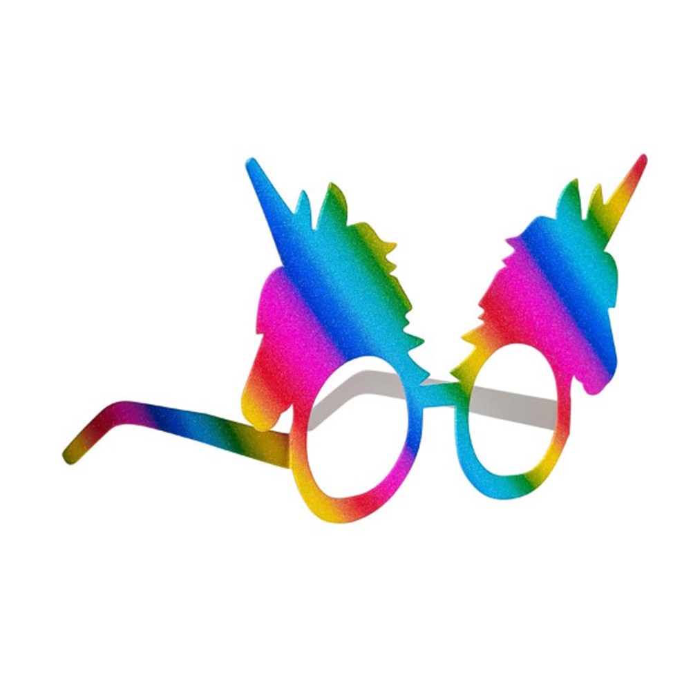Rainbow Unicorn Glasses 2pk