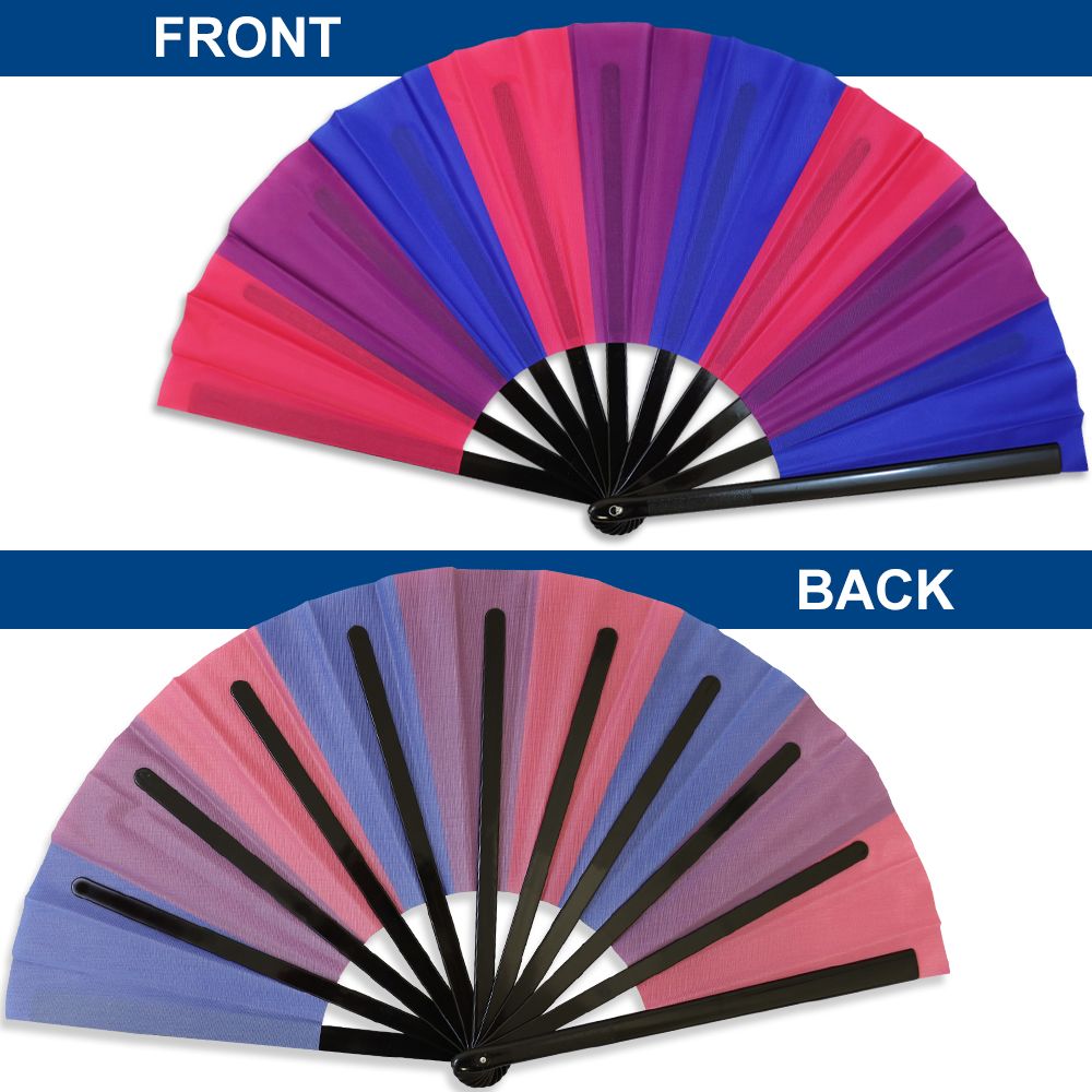 Bisexual Pride X-Large Hand Fan
