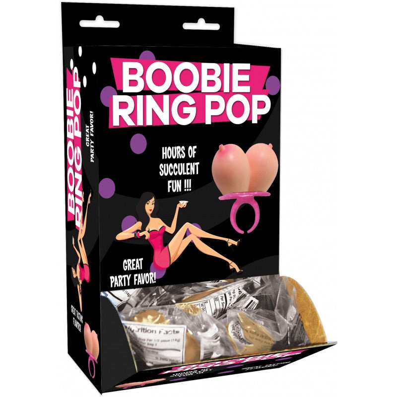 Boobie Ring Lolli-Pops - 12pc Display