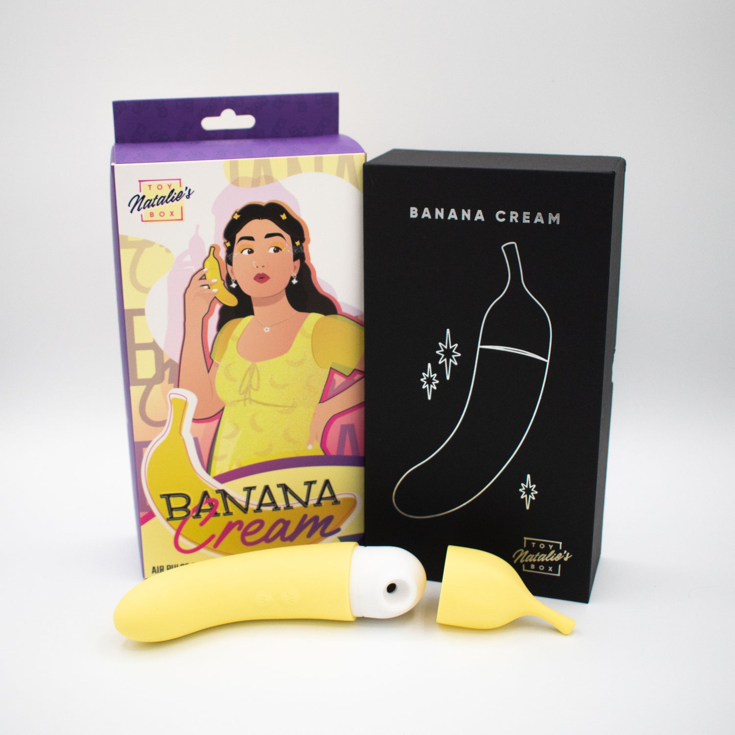 Banana Cream Air Pulse & G-Spot Vibe