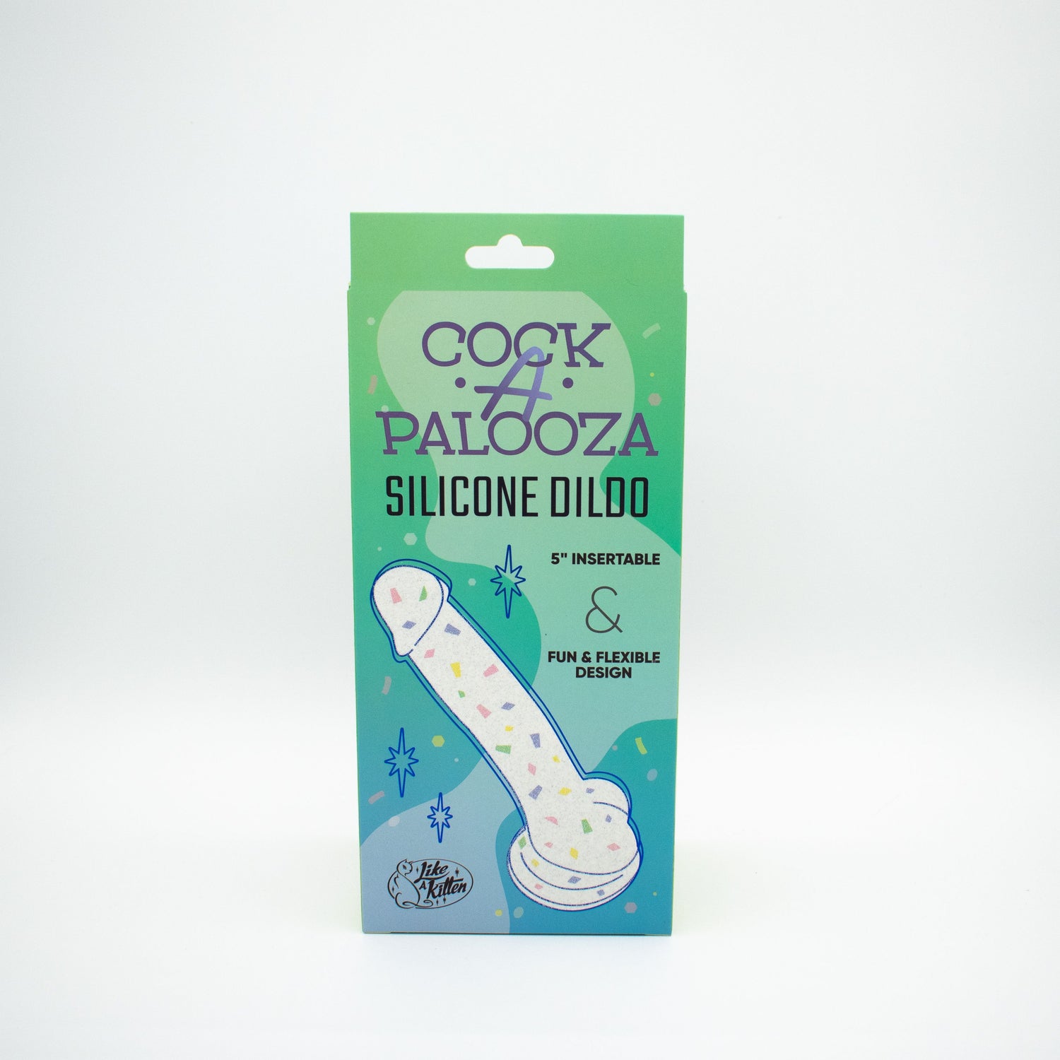 Cock-A-Palooza Confetti Silicone Dildo