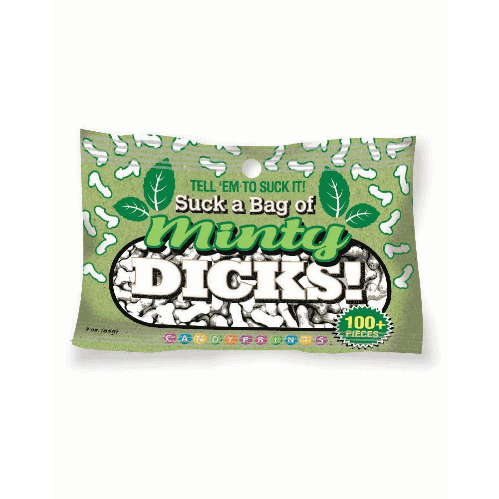 Suck a Bag of Minty Dicks Candy 3oz bag