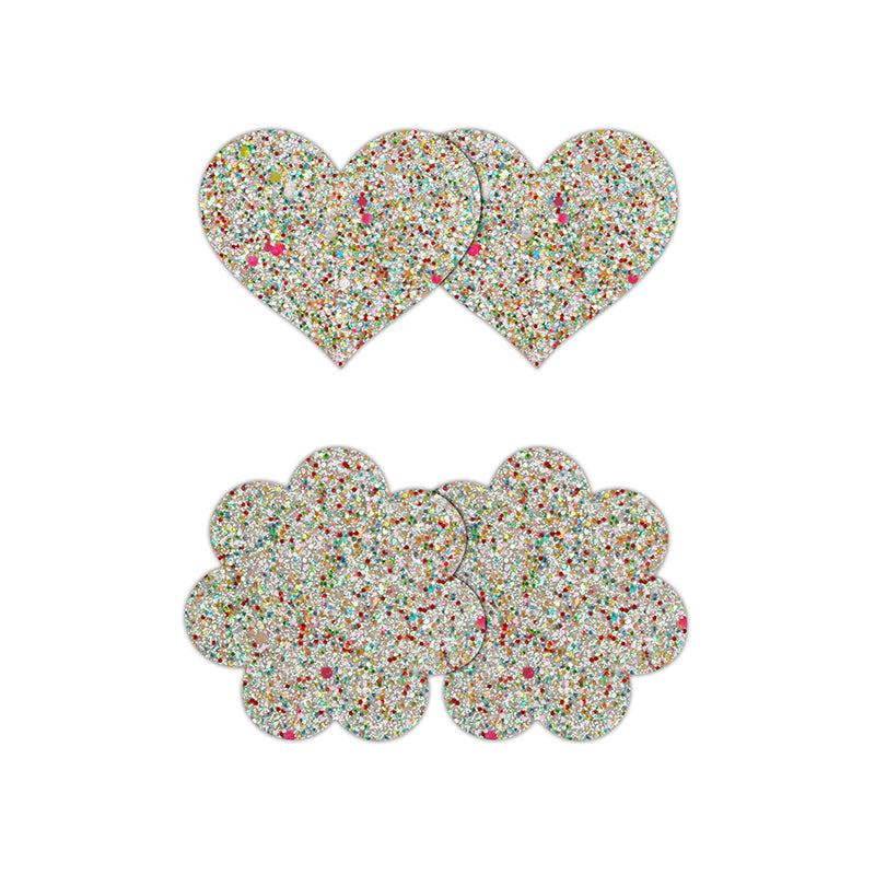 Pretty Pasties Heart/Flower Glow 2 sets*