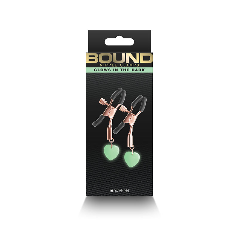 Bound Nipple Clamps - G3 Rose Gold GID *