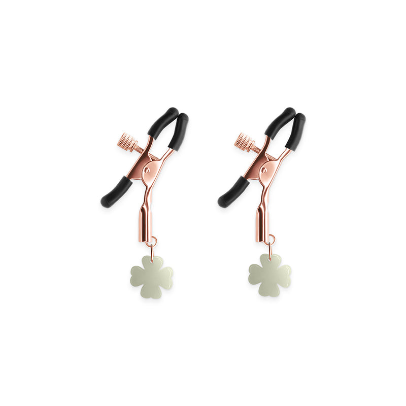 Bound Nipple Clamps - G4 Rose Gold GID *