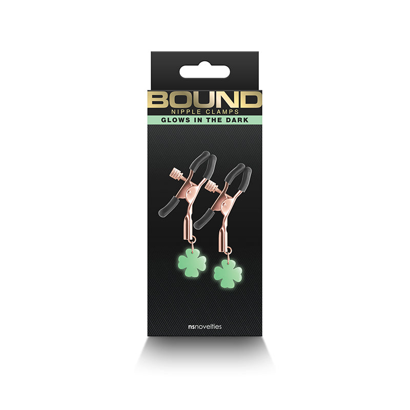 Bound Nipple Clamps - G4 Rose Gold GID *