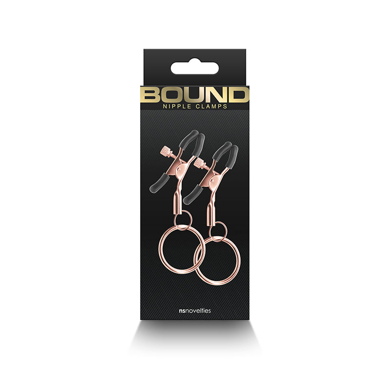 Bound Nipple Clamps - C2 - Rose Gold *