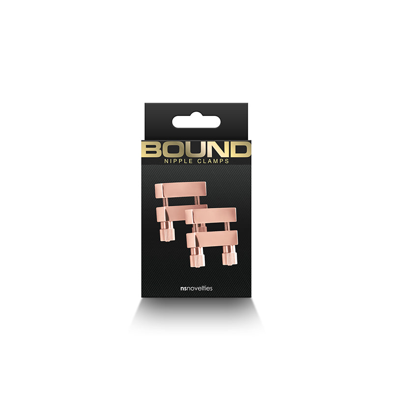 Bound Nipple Clamps - V1 - Rose Gold