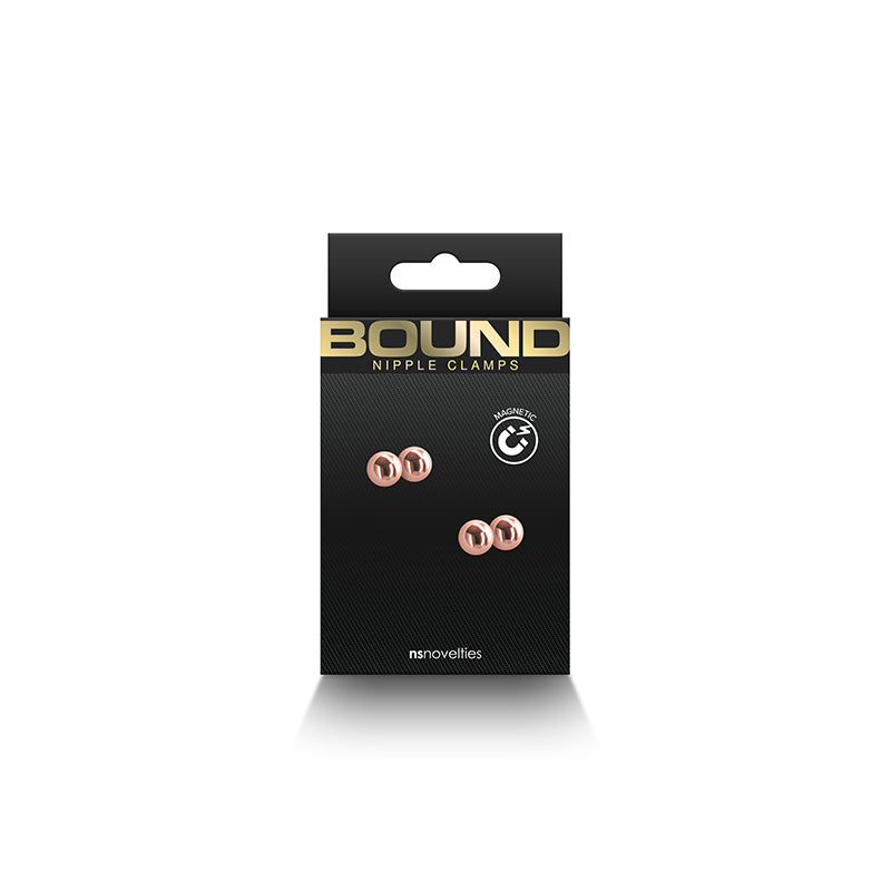 Bound Nipple Clamps - M1 - Rose Gold *