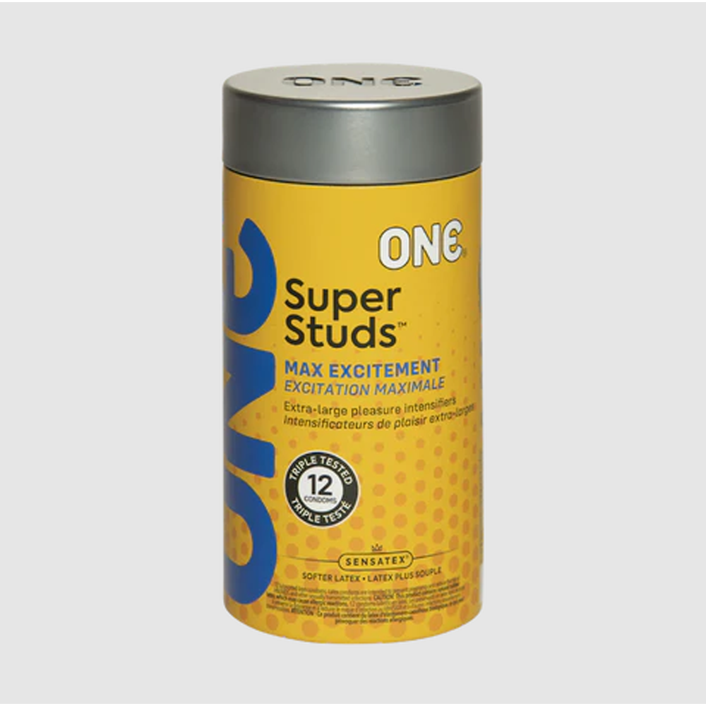 ONE Super Studs Condoms 12pc Tin