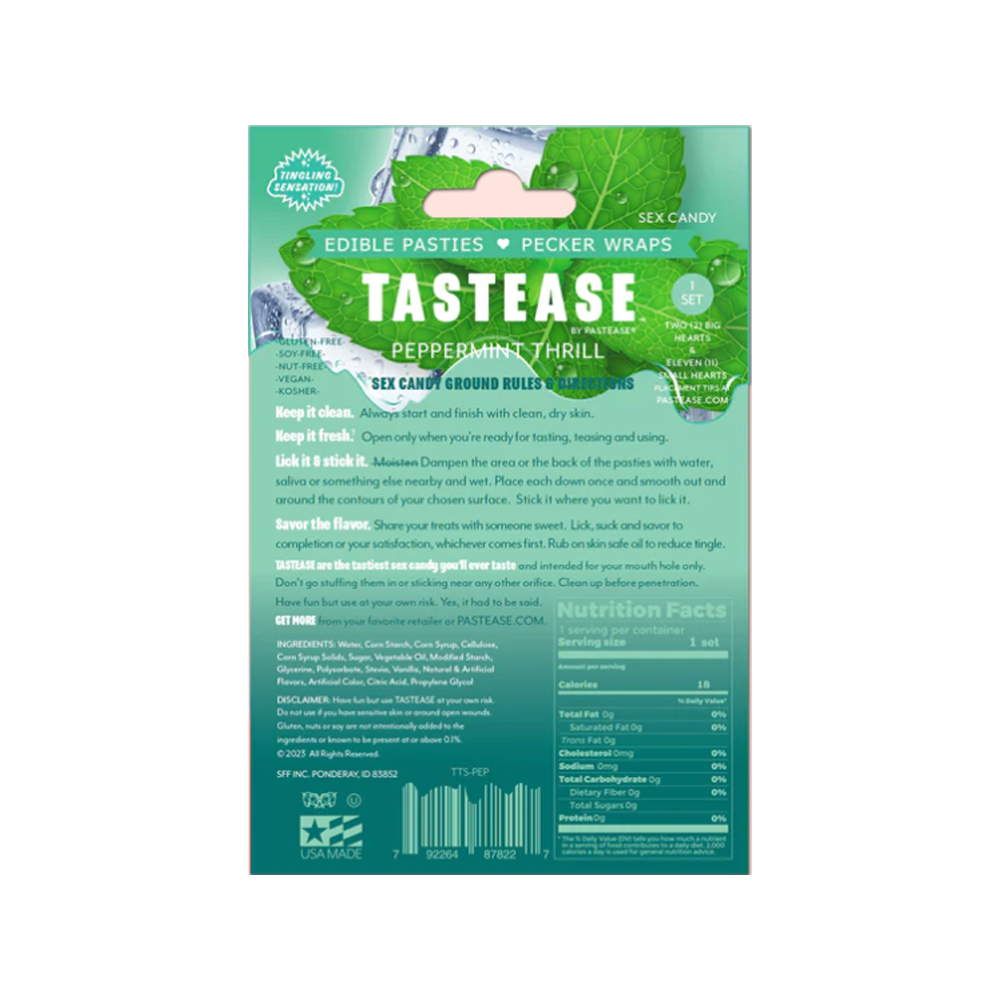 Tastease: Edible Pasties - Pepermint