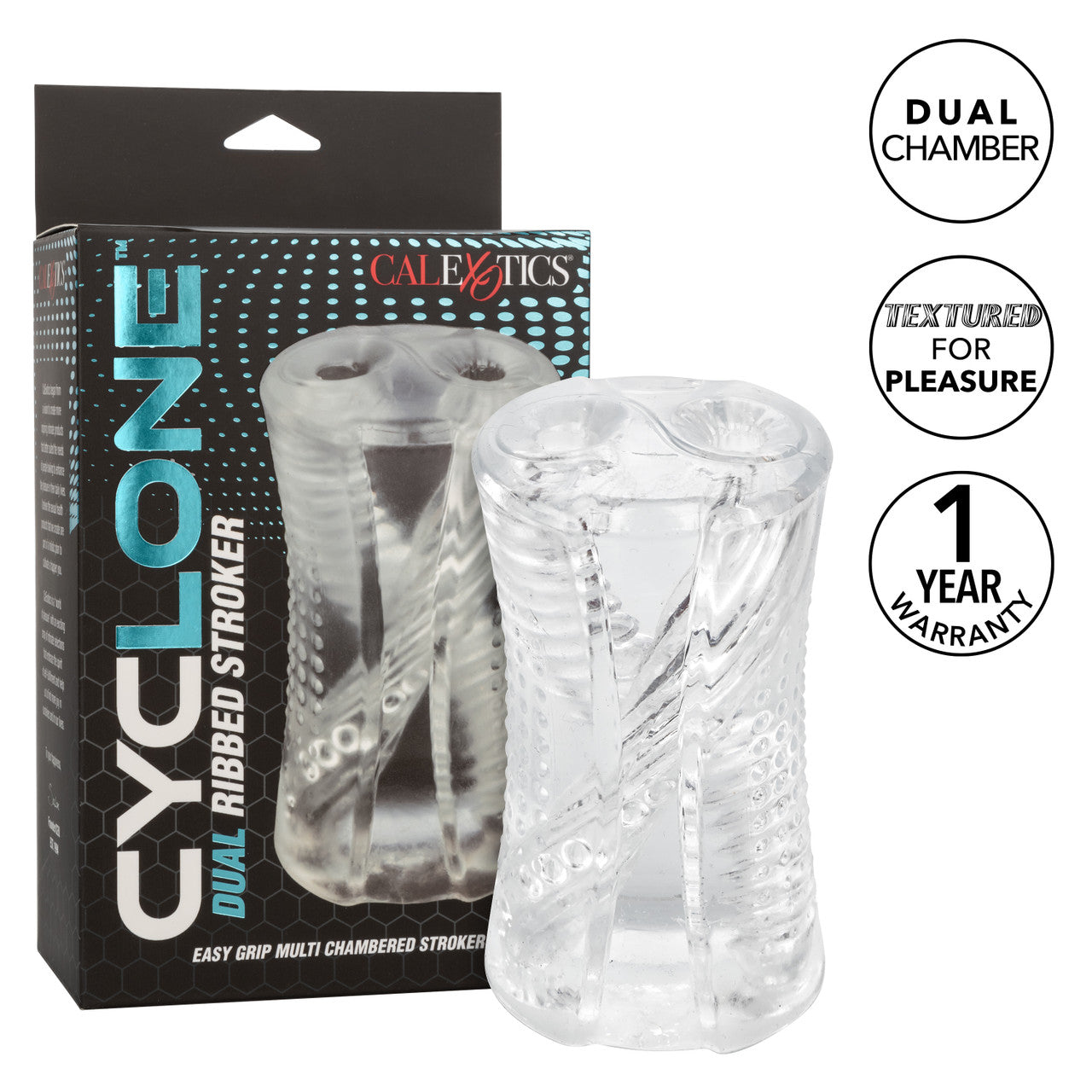 Cyclone Dual Ribbed Frotting Stroker
