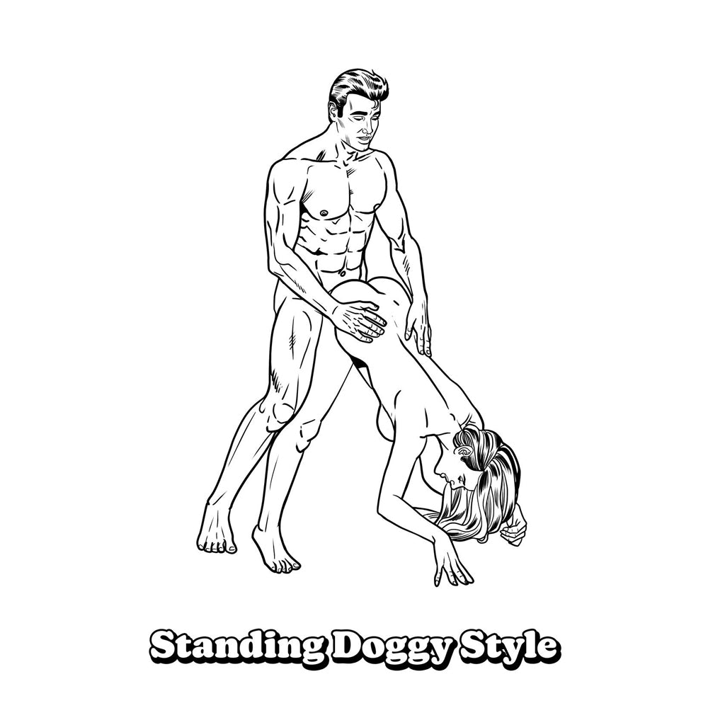 The Sexiest Sex Positions Colouring Book