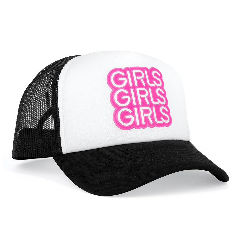 GIRLS GIRLS GIRLS Trucker Hat