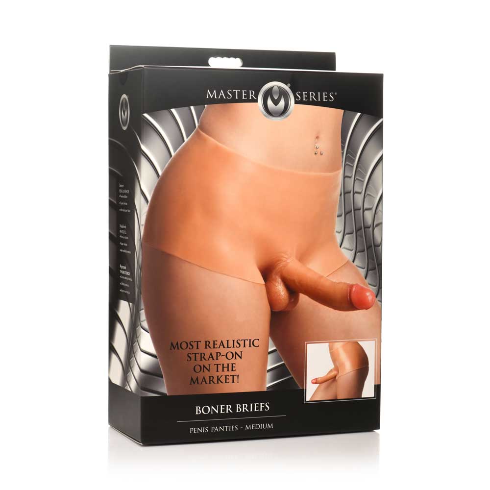 Boner Briefs silicone penis panty - Med