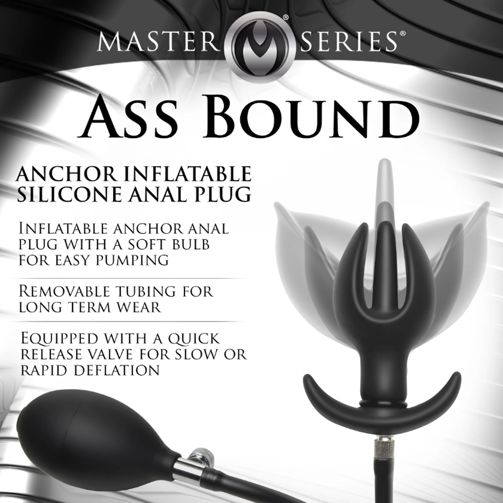 Ass Bound Anchor Inflatable Silicon Plug