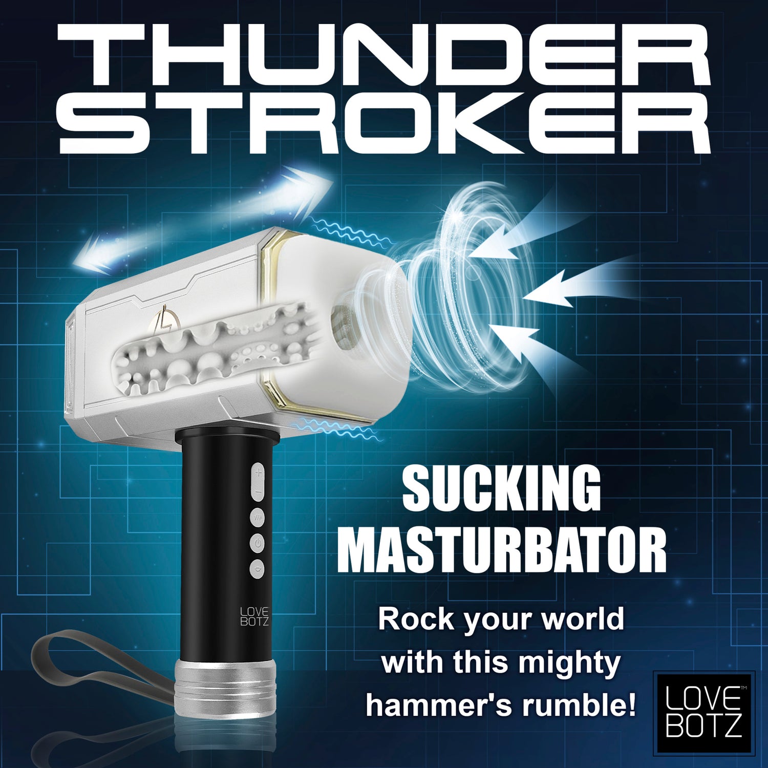Thunder Stroker - Sucking Masturbator