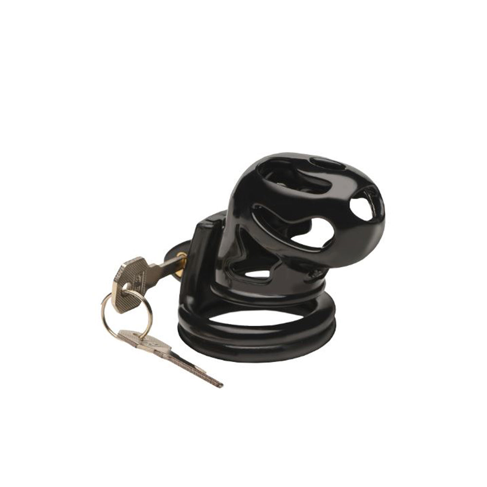 Hard Stop Double Ring Chastity Cage