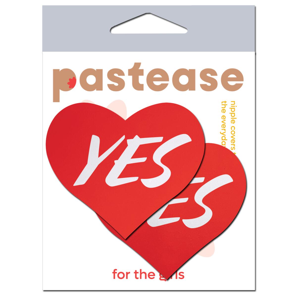 'YES' Red Heart Pasties