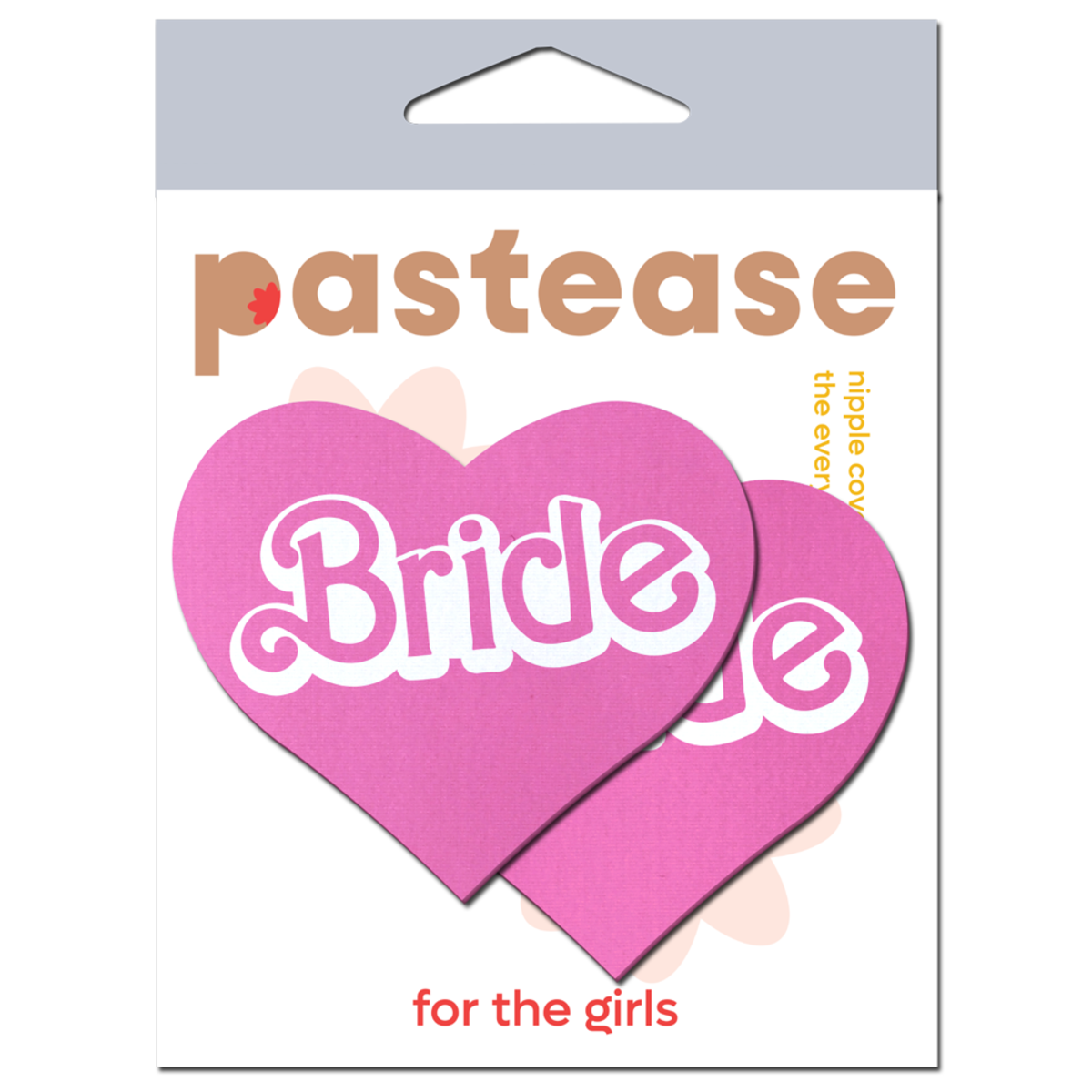 'Bride' Doll Pasties Pink Iconic Heart