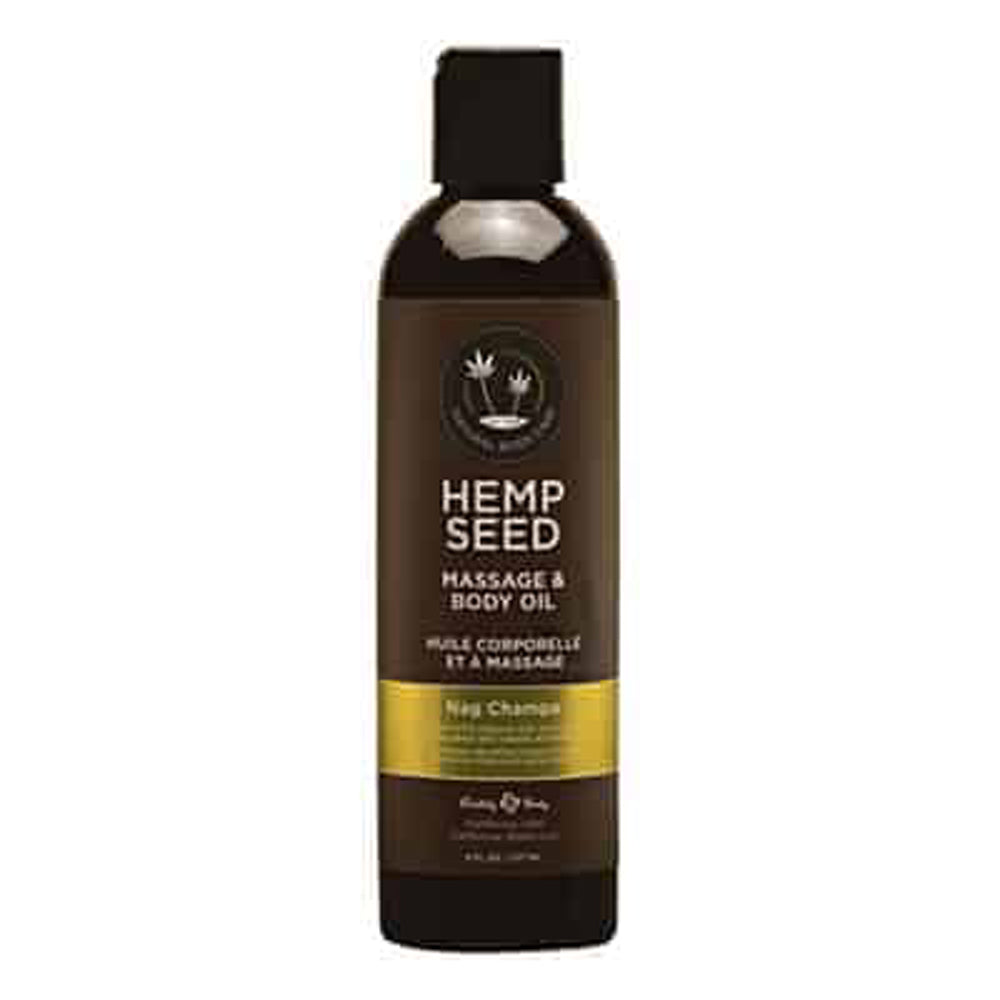Hemp Seed Massage Oil - Nag Champa 8oz*