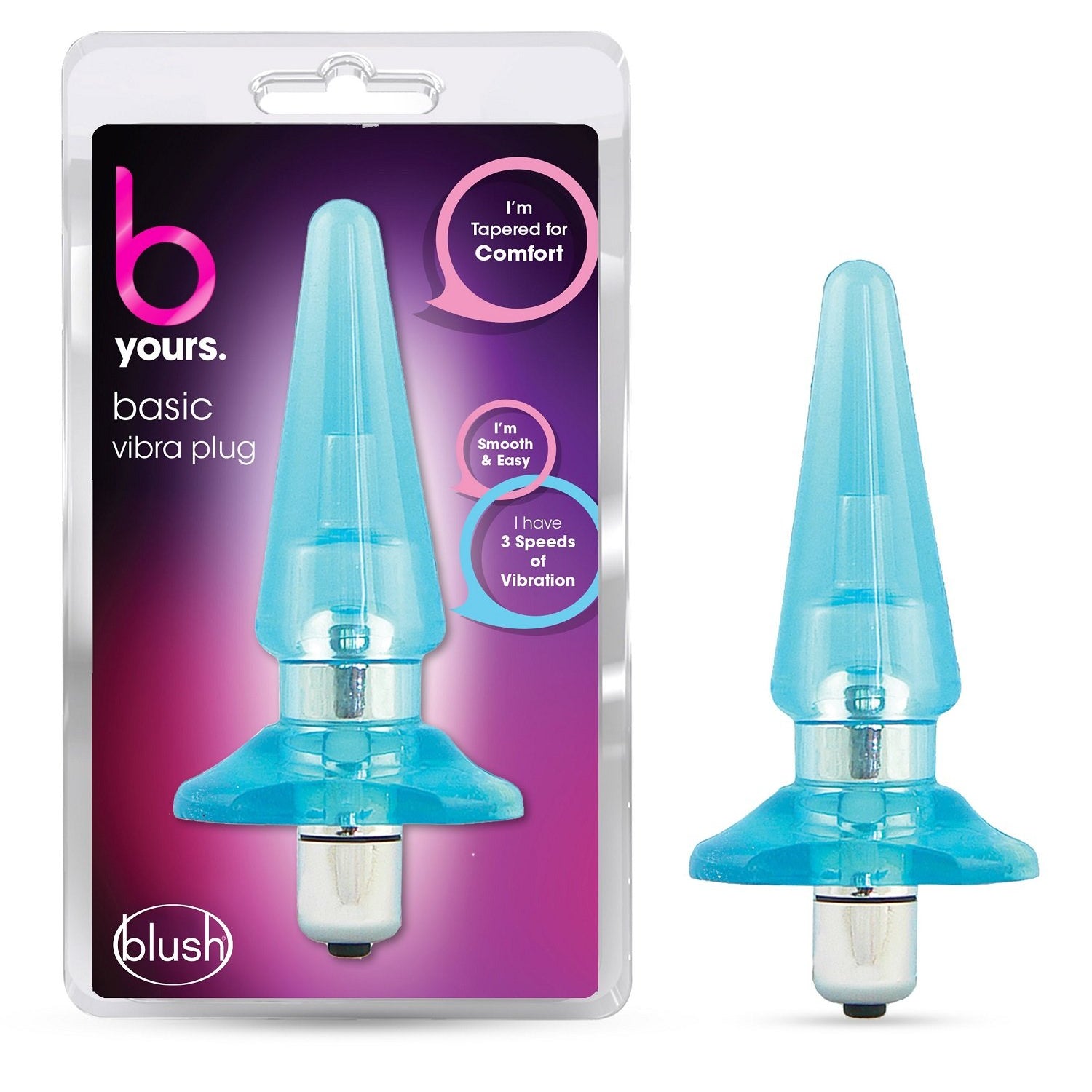 B Yours Basic Vibra Plug - Blue