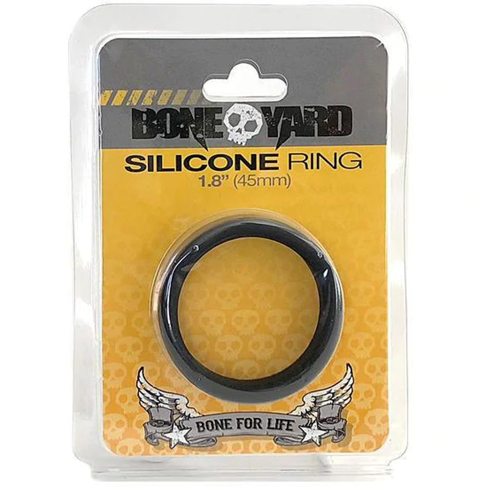 BoneYard Silicone Ring 1.8"/45mm - Black