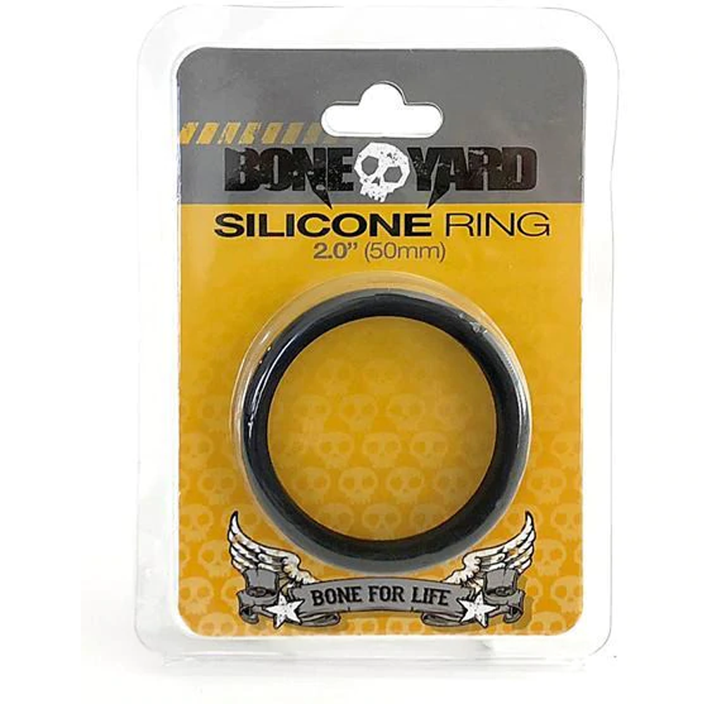 BoneYard Silicone Ring 2"/50mm - Black