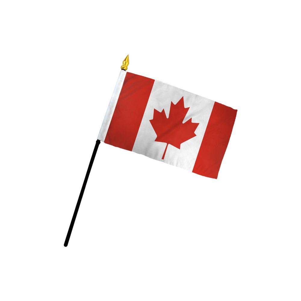Canada 4"x 6" Stick Flag *