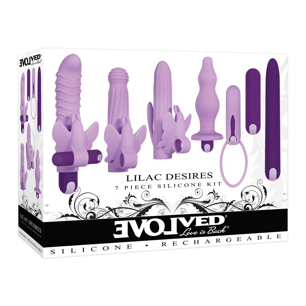 Evolved Lilac Desires 7pc Silicone Kit *