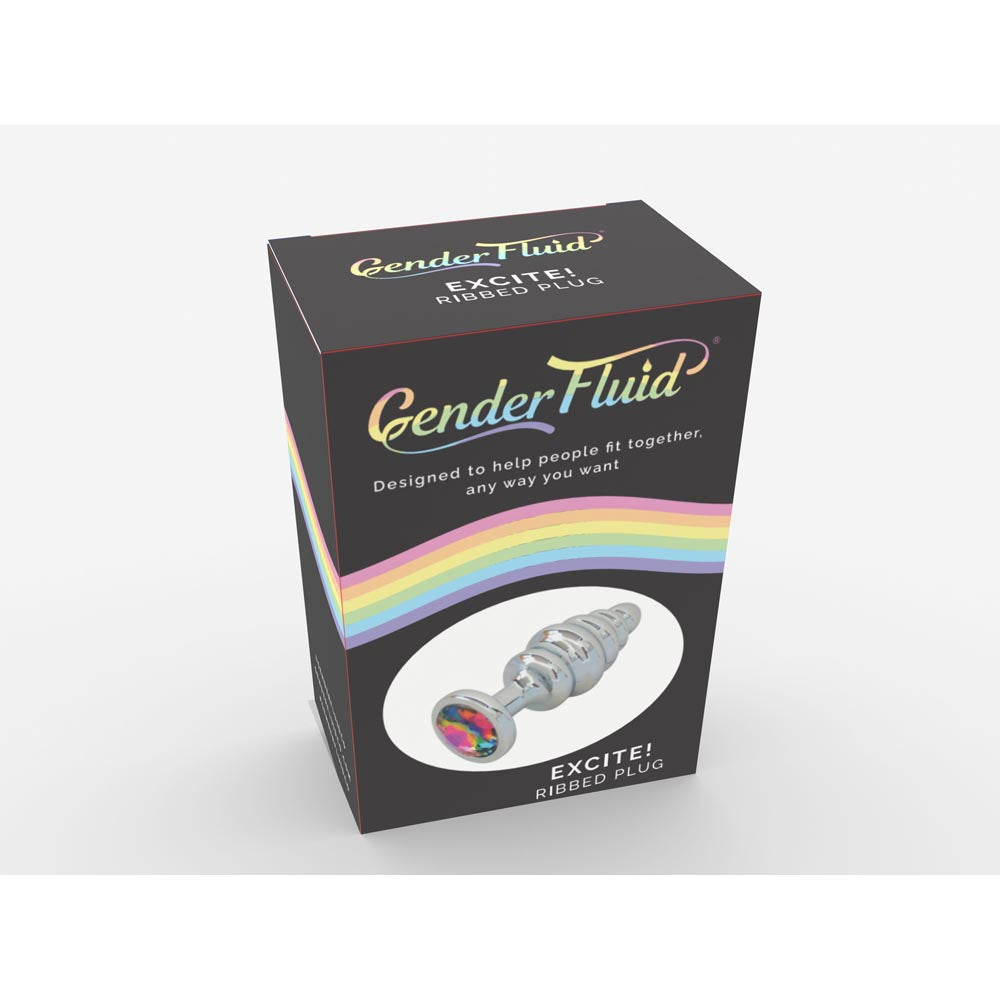 Gender Fluid Excite! Ribbed Plug *