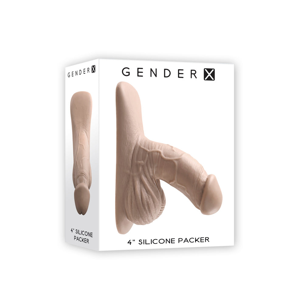 Gender-X  4" SILICONE Packer - Light *