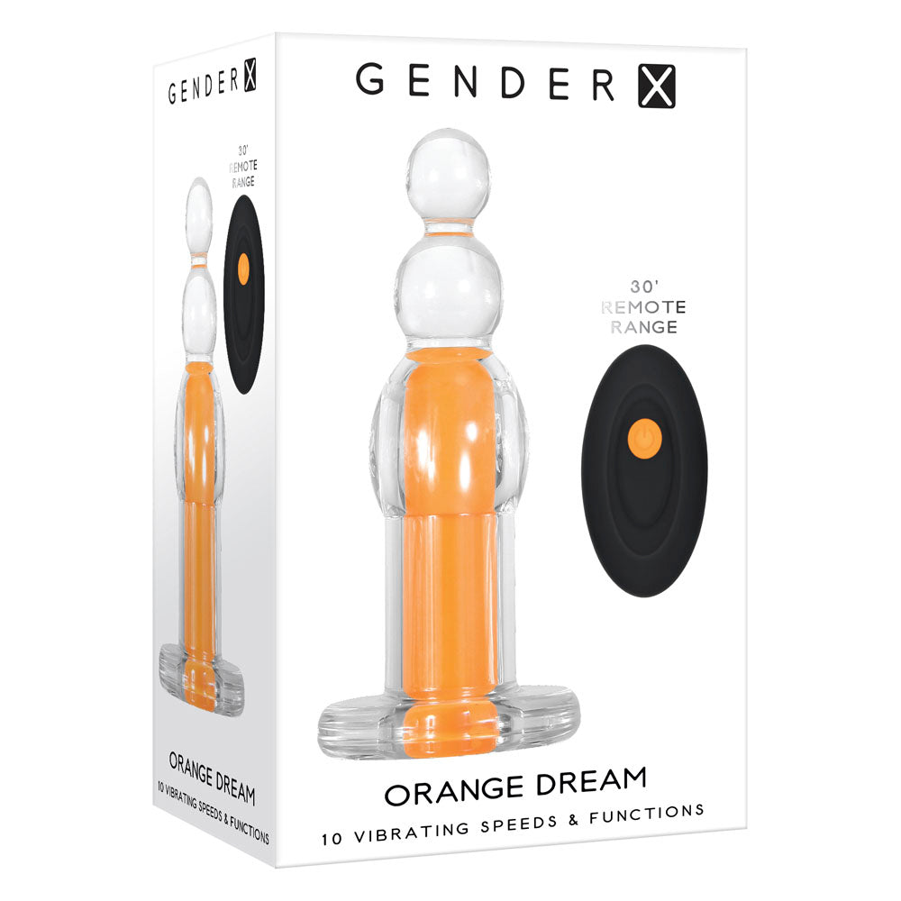 Gender-X  Orange Dream Vibrating Plug*