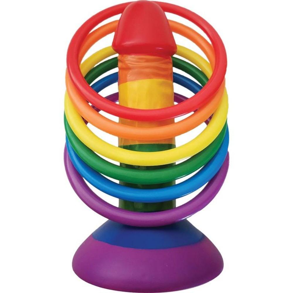 Rainbow Pecker Party C Ring Toss