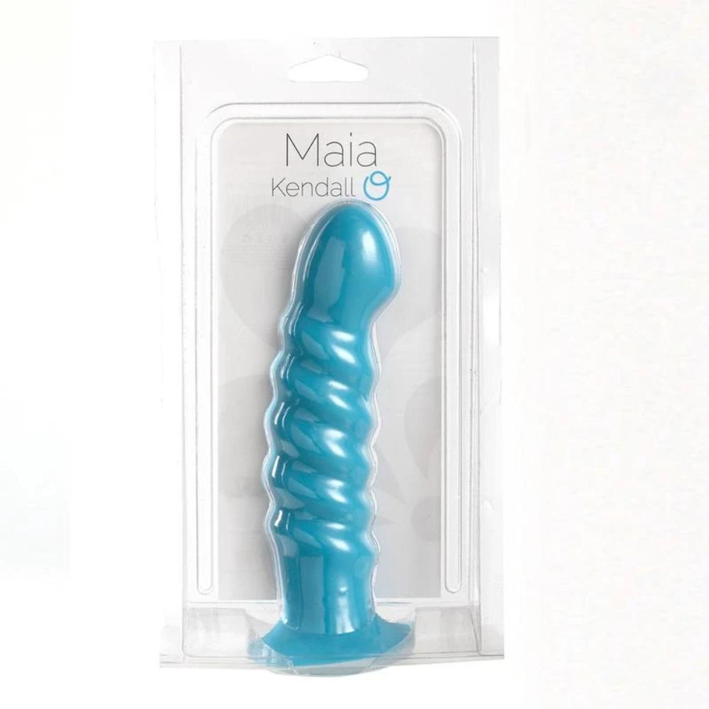 Kendall Silicone Dong - Neon Blue 7.5" *