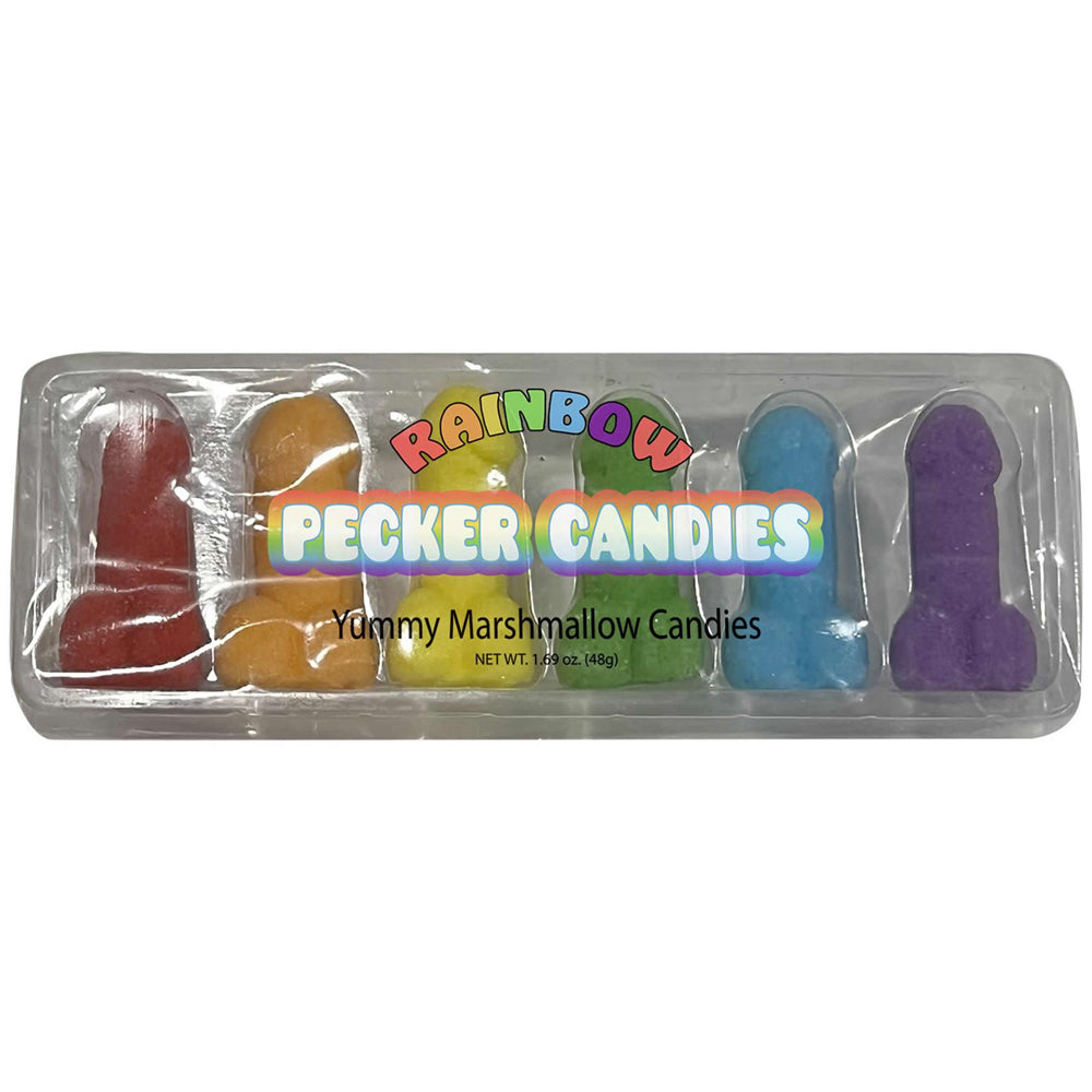 Rainbow Pecker Marshmellow Candies
