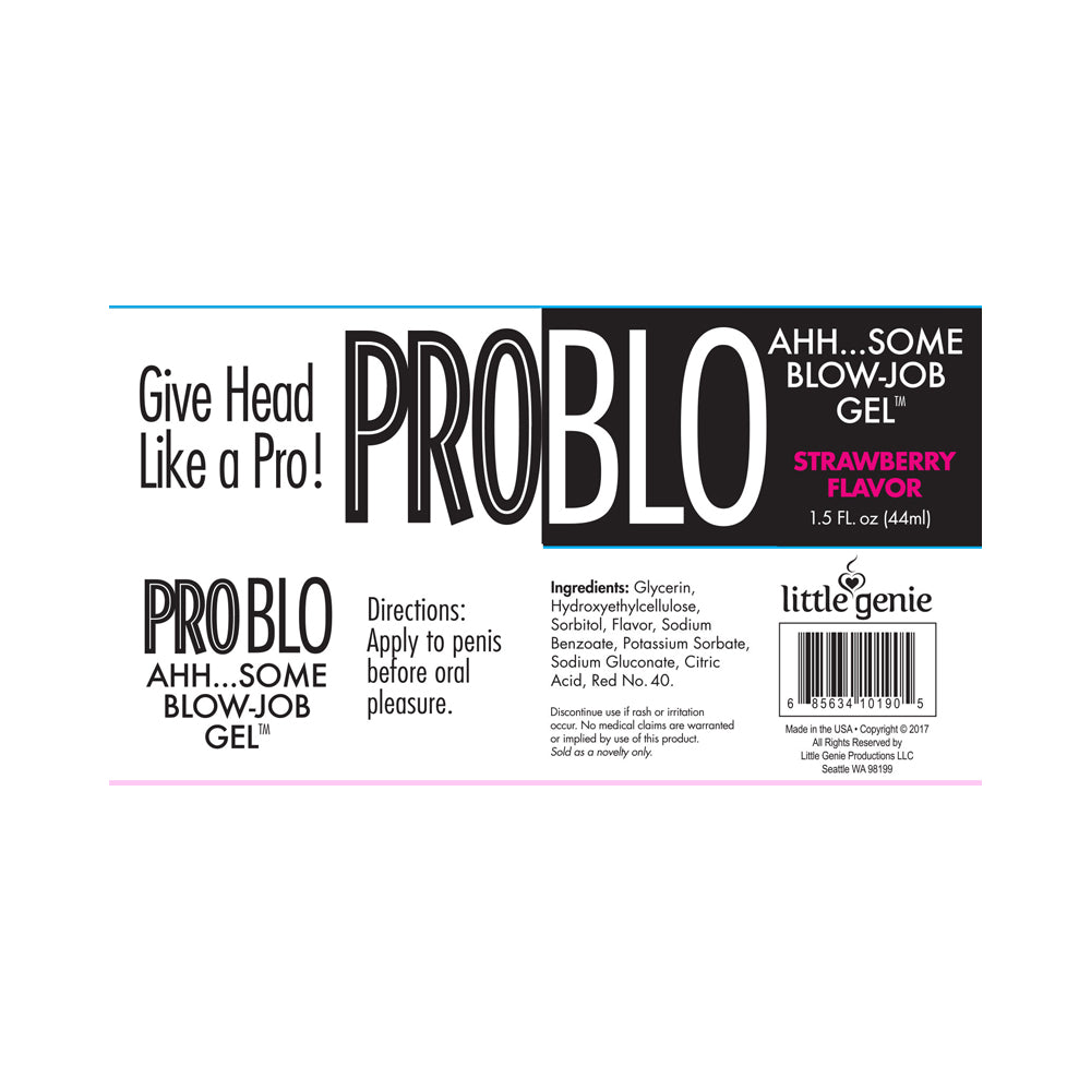 ProBlo Arousing Blow-Job Gel- Strawberry