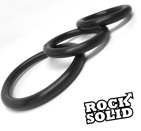 Rock Solid 3 PK Rubber C Ring Set *