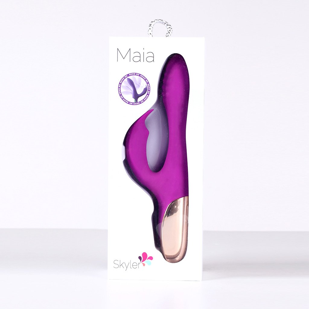 Skyler Silicone Bendable Rabbit Purple *