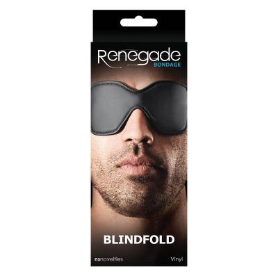 Renegade Bondage Vinyl Blindfold Blk