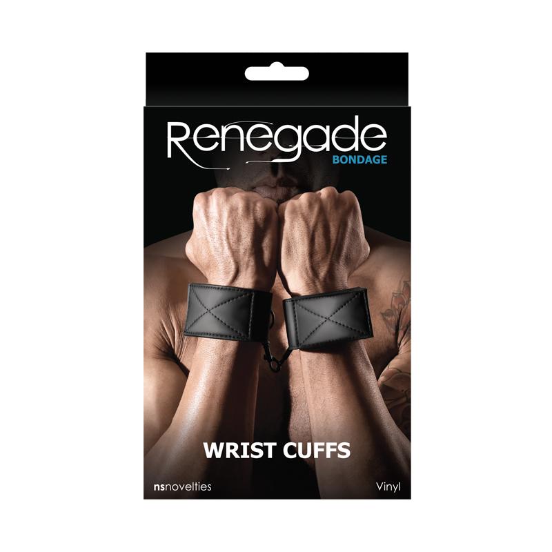 Renegade Bondage Wrist Cuffs Vinyl