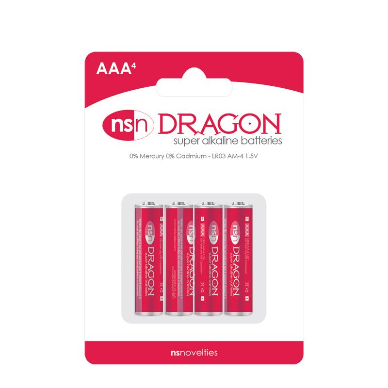 Dragon 4 pk Alkaline AAA