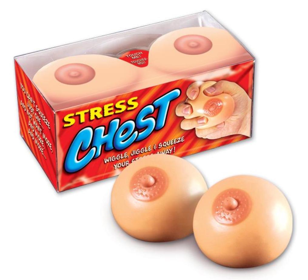 Stress Chest-Pair of Boobie Stress Balls