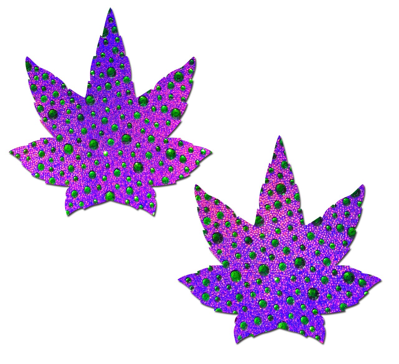 Indica Pot Leaf Crystal Pasties - Purp *