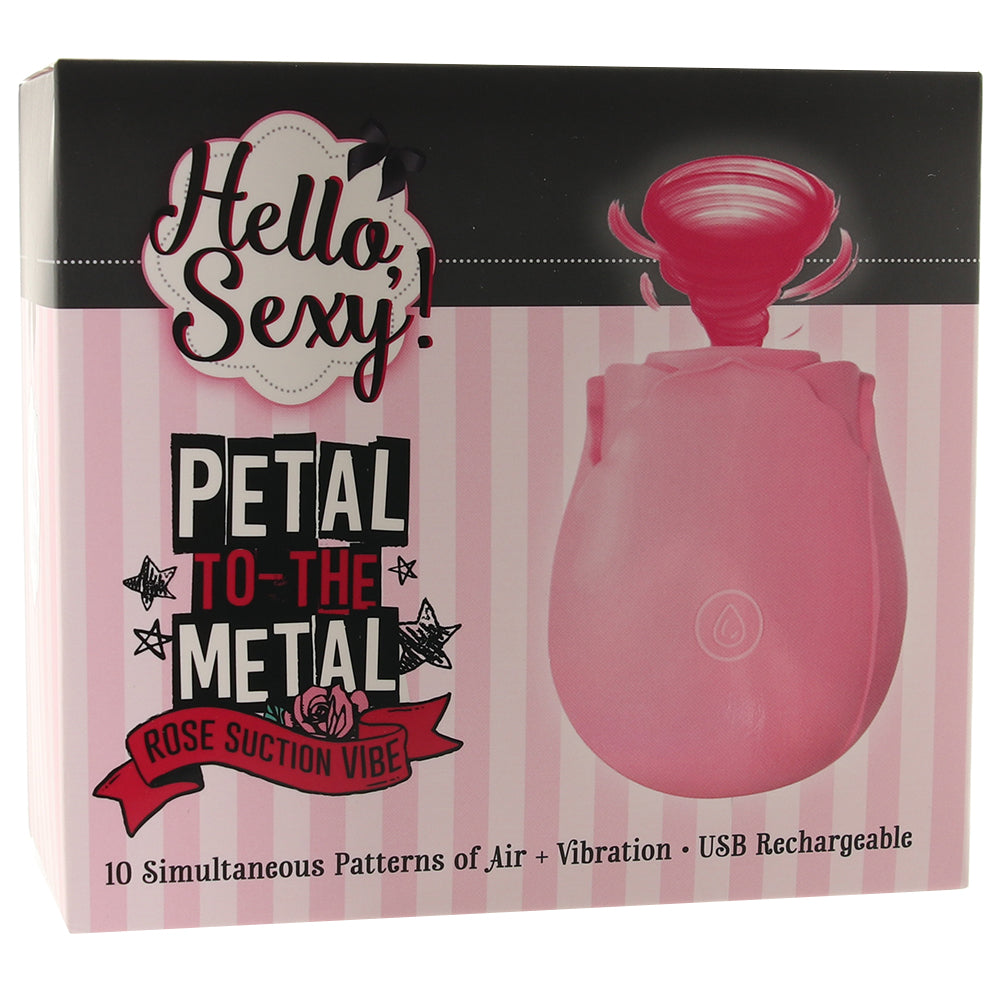 Petal to the Metal Rose Suction Vibe