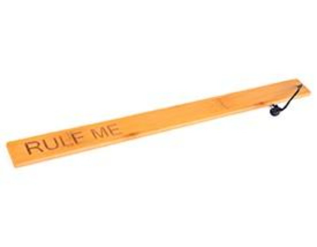 Bamboo Paddle Ruler - Rule Me